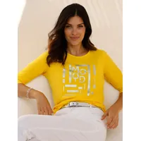 Classic Basics Sieh an! 3/4-Arm-Shirt in sonnengelb | Gr.: 54