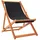 vidaXL Strandstuhl 2er Set Schwarz