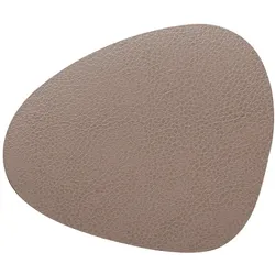 LindDNA - Glasuntersetzer Curve, Serene mole grau