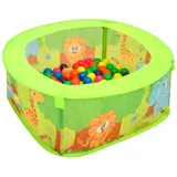 vidaXL Bällebad mit 50 Bällen für Kinder 75x75x32 cm