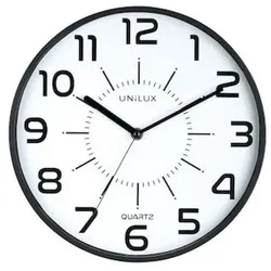 Wanduhr POP, 28cm, schwarz, 400094281, inkl. Batterien, schleichende Zeiger