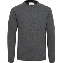 CASUAL FRIDAY "Strickpullover CFKarl", Herren, Gr. 3XL, grau (pewter mix), Obermaterial: 80% Wolle WO. 20% Polyamid PA., Pullover