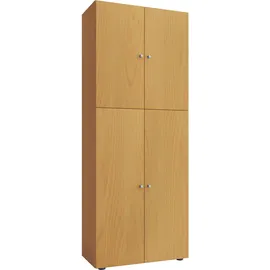 VCM Lona Aktenschrank 70 x 39 x 183 cm braun