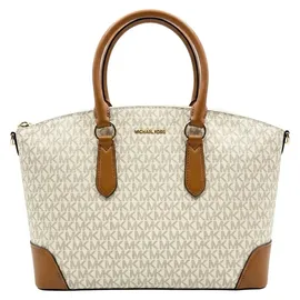 Michael Kors Murphy Large Umhängetasche Kunstleder Beige/Weiß