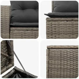 vidaXL Sofa Set 7 pcs Loungesofa grau/dunkelgrau