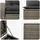vidaXL Sofa Set 7 pcs Loungesofa grau/dunkelgrau