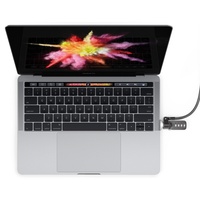 MacLocks Ledge Schlossadapter MacBook Pro Touch Bar Lock silber