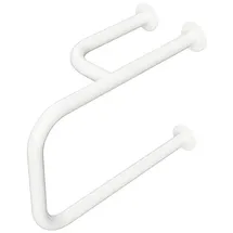 Brillantbad BELP Stützgriff Links Eisen Weiß 230x375x516 mm, 120 kg Traglast für Bad & WC >> zum Bohren