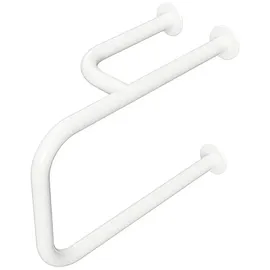 Brillantbad BELP Stützgriff Links Eisen Weiß 230x375x516 mm, 120 kg Traglast für Bad & WC >> zum Bohren