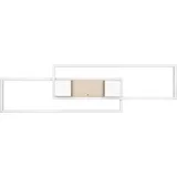 Trio Leuchten LED Deckenleuchte Albany 37W, warmweiß-kaltweiß, coffee