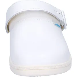 Abeba Berufsschuhe EN 20347:2012 OB Clog Gr.40 weiß Leder m.Fersenriemen Abeba