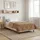 vidaXL Sommerdecke Taupe 135 x 200 cm Mikrofaser und Teddy-Fleece