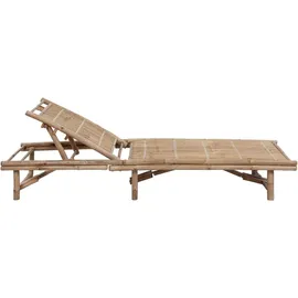 furnicato Sonnenliege 200 x 65 x 87 cm Beige