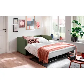 INOSIGN Schlafsofa »Milano« zwei einzeln ausziehbare Liegefunktionen grün