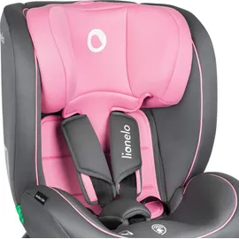 lionelo Bastiaan i-Size Kindersitz ab Geburt 0-36 kg Isofix Top Tether 360 Grad drehbar Rückwärts Vorwärts Seitenschutz 5-Punkt-Sicherheitsgurte Dri-Seat (Rosa)