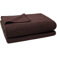 Soft-Fleece Decke 110 x 150 cm dark brown