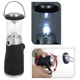 EAXUS Dynamo Camping Laterne mit Kurbel