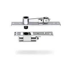 Zapfenband C,verstellbar,Pendeltür, silberfarbig,Ø Zapfen/Bolzen 43mm