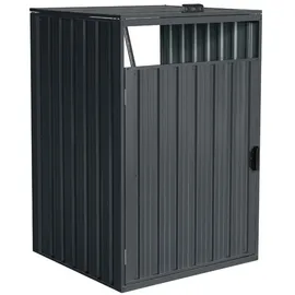Home Deluxe Cubo Erweiterung für 1 Tonne 80 x 80 x 122 cm anthrazit