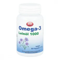 Omega 3 Leinöl 1000 Berco Kapseln