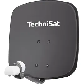 TechniSat DigiDish 45 schiefergrau + Twin LNB