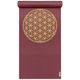 Yogistar Yogamatte Basic Flower of Life Bordeaux