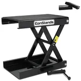 ConStands Motorradheber Motorrad Hebebühne Scherenheber Lift # M schwarz inkl. 2 Distanzstücke