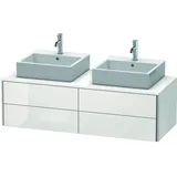 Duravit XSquare Waschtischunterschrank, 4 Schubkästen, beidseitig, weiß hochglanz