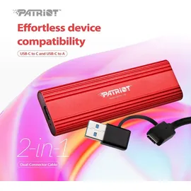 Patriot Transporter Lite 2 TB USB-C 3.2 rot PTPL2TBPEC
