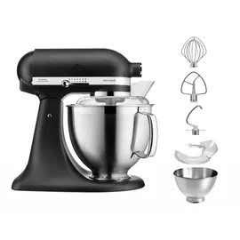 KitchenAid Artisan 5KSM185 Empire Rot Flexiset + Flexirührer