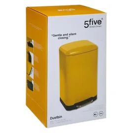 5 five simply smart Cestino in metallo 30 l Ariane arancione chiaro