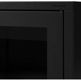 Jan Nowak Vitrine Luigi 50 x 180 x 35 cm Schwarz