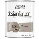 SCHÖNER WOHNEN-Farbe Wandfarbe Designfarbe  (Edles Kaschmirbraun, 1 l, Matt, Konservierungsmittelfrei)