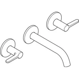 Hansgrohe One Waschtischarmatur Edelstahl Optic