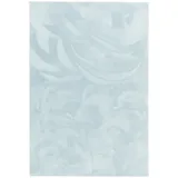 Pergamon Pearl Fellteppich 160 x 230 cm Blau/Silber
