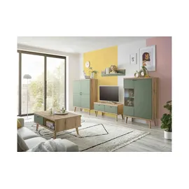 Möbel Kraft Vitrine ¦ holzfarben ¦ Maße (cm): B: 90 H: 134 T: 40.0