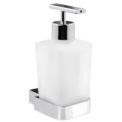 Seifenspender NEW YORK von ROMAN DIETSCHE - chrom / Glas satiniert - 855910