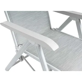 Kettler Basic Plus Relaxsessel 59 x 59 x 108 cm weiß/hellgrau