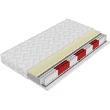 Mirjan24 Federkernmatratze, Weiß, H2 + H3, Rechteckig, 80x200 cm, Schlafzimmer, Matratzen Shop, Matratzen, Taschenfederkernmatratzen