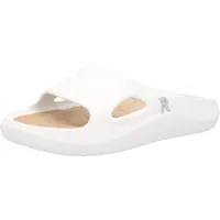 Rieker Damen Colton W3350 Slide, Weiss, 41 EU