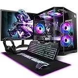 Vibox IV-577 Gaming PC Set Komplett • Monitor 23 Zoll • AMD Ryzen 7 5700X 4,6GHz • Nvidia RTX 3050 6GB • 16GB RAM • 1TB SSD • Windows 11 • WLAN