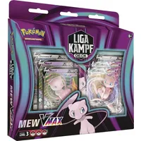 Pokémon Liga-Kampfdeck Mew-VMAX (1 spielbereites 60 Karten-Deck, 4 holografische V-Karten & 2 holografische VMAX-Karten)