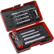FELO smart Evo M-Tec - Satz mit Steckschlüsseln,Bits, Zubehör, XL-Strongbox 20-tlg