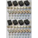 Xenon Lichtidee 8 x Led Lampenfassung Lampenhalter für Stabspot für GX5,3 12 Volt Led oder Halogen Seilspots Seilsystem