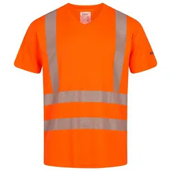 Warnschutz T-Shirt UV-Schutznature - S - Orange