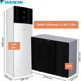 Daikin Altherma 3 H MT F Komplett-Set 8kW Wärmepumpe Speicher 230l Heizstab 9kW