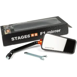 Spiegel Stage6 F1 rechts M8 Carbon-look glanz