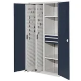 Kappes Vertikalschrank RasterPlan Mod. 81 RAL 7035/7016 Doppelwandtür mit Ausstattung