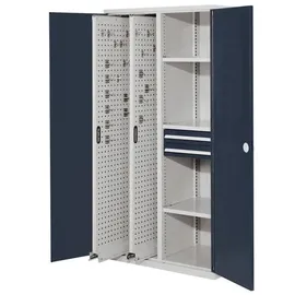 Kappes Vertikalschrank RasterPlan Mod. 81 RAL 7035/7016 Doppelwandtür mit Ausstattung