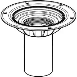 Geberit 244473001 für Bodenbeläge aus PVC
